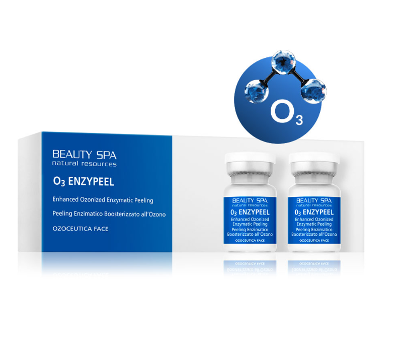 Enzym-Ozon-Peeling ENZYPEEL für empfindliche Haut mit Couperose & Rosacea – 6 x 5 ml – Wirkstoff-Serum für Hautpflege, Anti-Aging & Regeneration