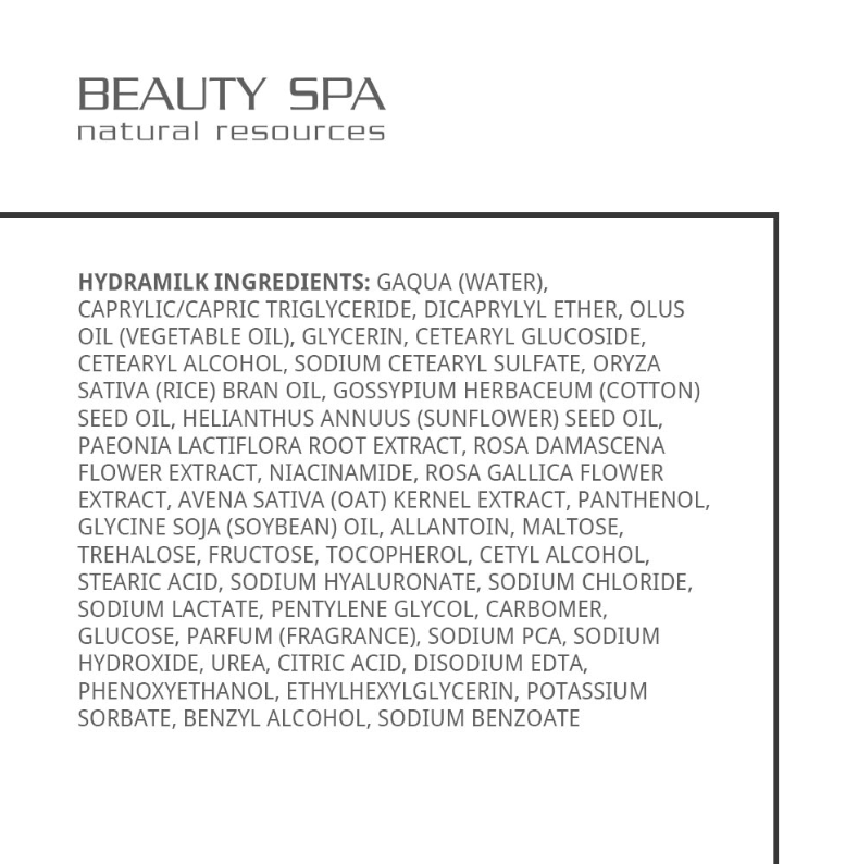 sanfte-reinigungsmilch-hydramilk-200-ml – Wirkstoff-Serum für Hautpflege, Anti-Aging & Regeneration