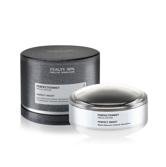 PERFECT NIGHT – Diamant-Nachtcreme mit Chronobiologie-Effekt 24h, 50 ml – Wirkstoff-Serum für Hautpflege, Anti-Aging & Regeneration