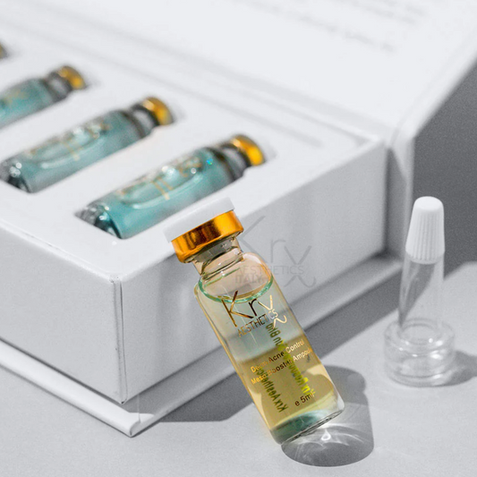 DERM ACNE CONTROL MESO BOOSTER AMPOULE, 5 Ampullen × 5 ml – Wirkstoff-Serum für Hautpflege, Anti-Aging & Regeneration