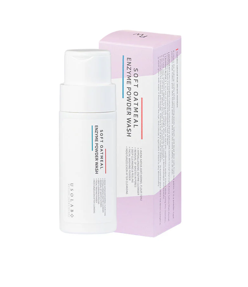 USOLAB Soft Oatmeal Enzyme Powder Wash, 50ml